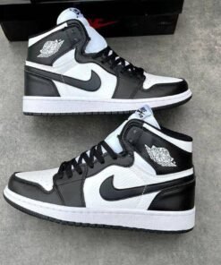 Air Jordan 1 Mid “Panda” – Black & White Classic
