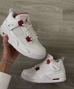 Air Jordan 4 “Metallic Red” – Classic White with a Bold Edge