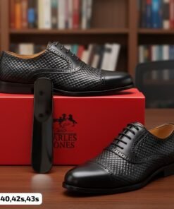 Charles & Jones Formal Black Leather Shoes – Timeless Elegance