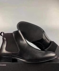 Alternative view of Classic Black Leather Chelsea Boots – Sleek & Timeless 👢🖤