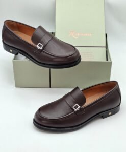 Richwanaz Brown Leather Loafers – Timeless Style 👞🤎