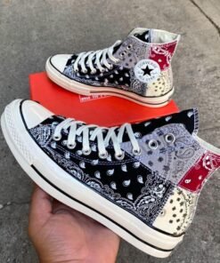 Converse Offspring x Chuck 70 High – Paisley Patchwork 🖤🎨👟