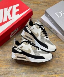 Nike Air Max 90 Drift – White, Black & Beige 👟🤍🖤