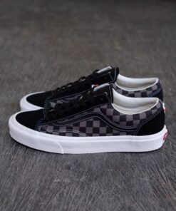 Alternative view of Vans Style 36 – Black & White Checkerboard Low-Top Sneakers