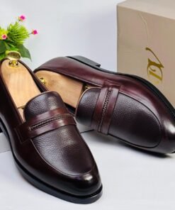 Alternative view of Dino Verratti Brown Leather Loafers – Timeless Elegance 👞🤎
